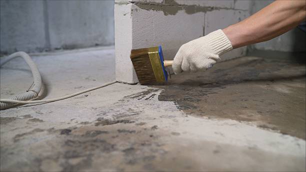 SJ Waterproofing Pros Basement Waterproofing coverage map for New London, MN and surrounding area